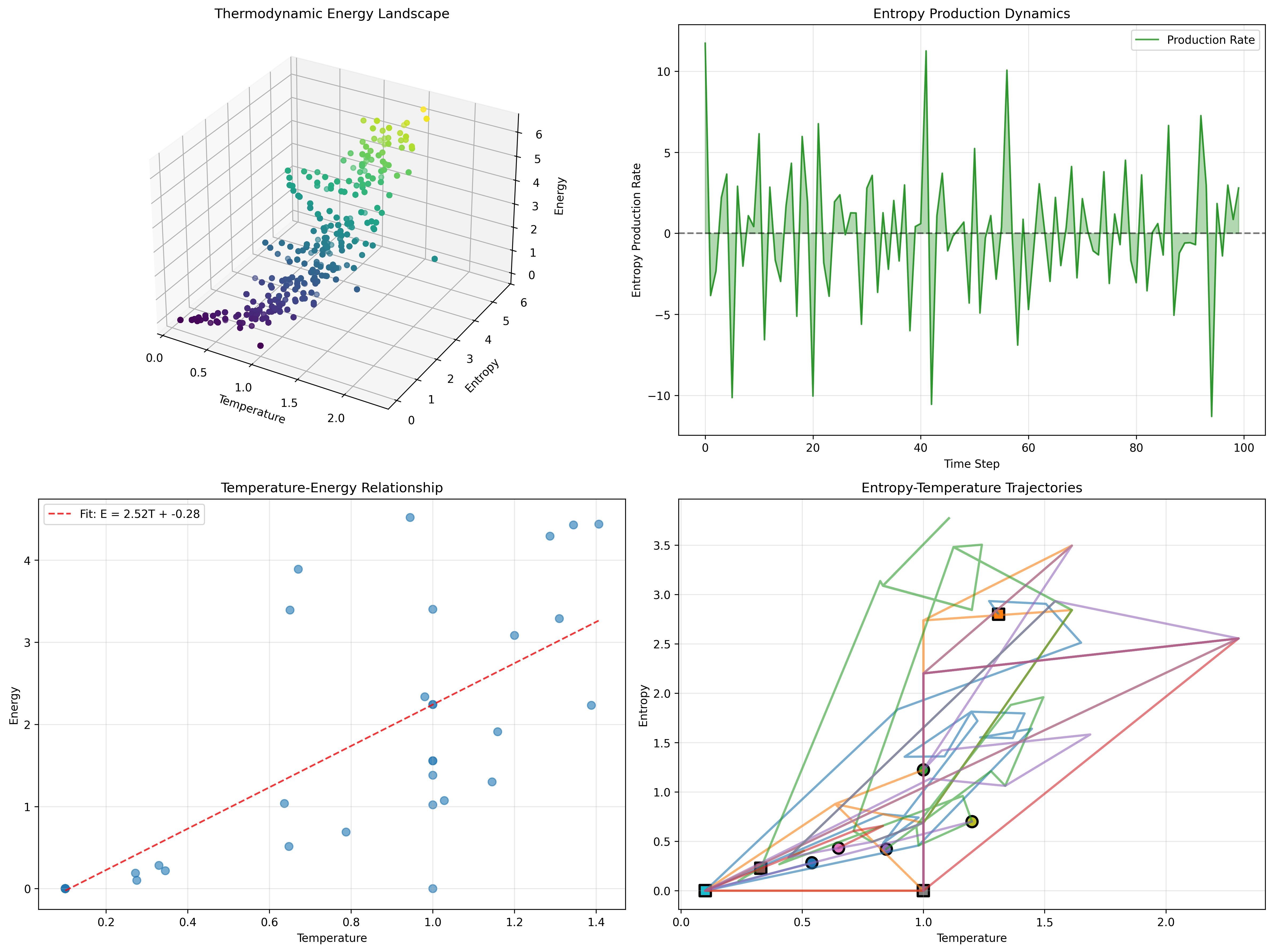 Thermodynamic Landscape and Trajectories